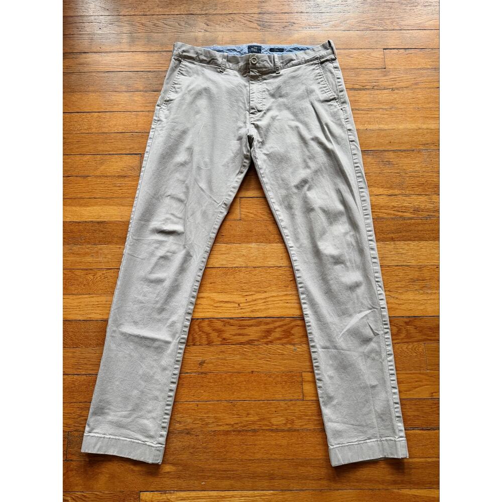 JCREW ‘Driggs’ Flex Khaki Chinos Mens sz 33x32